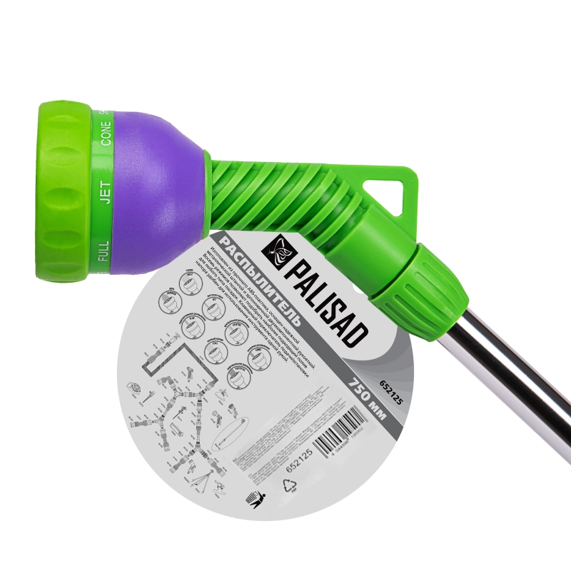 Распылитель 8 режимов, общая длина 750 мм, металлический корпус Palisad (652125)