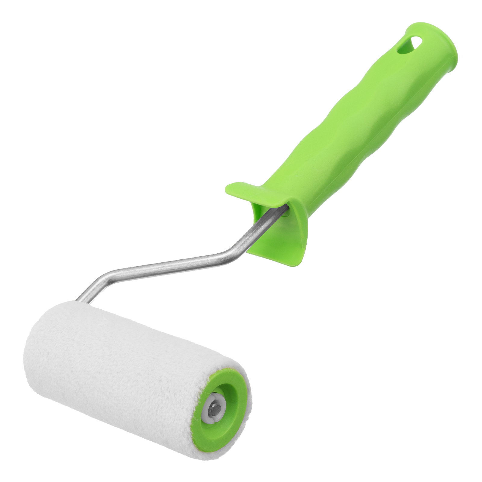 Валик "Велюр" с ручкой, 100 мм, ворс 5 мм, D 36 мм, D ручки 6 мм Сибртех (80132)