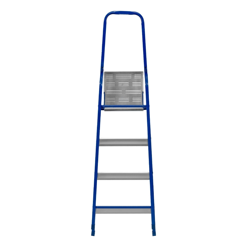 Стремянка, 4 ступени, стальной профиль, алюминиевые ступени Сибртех (97954)