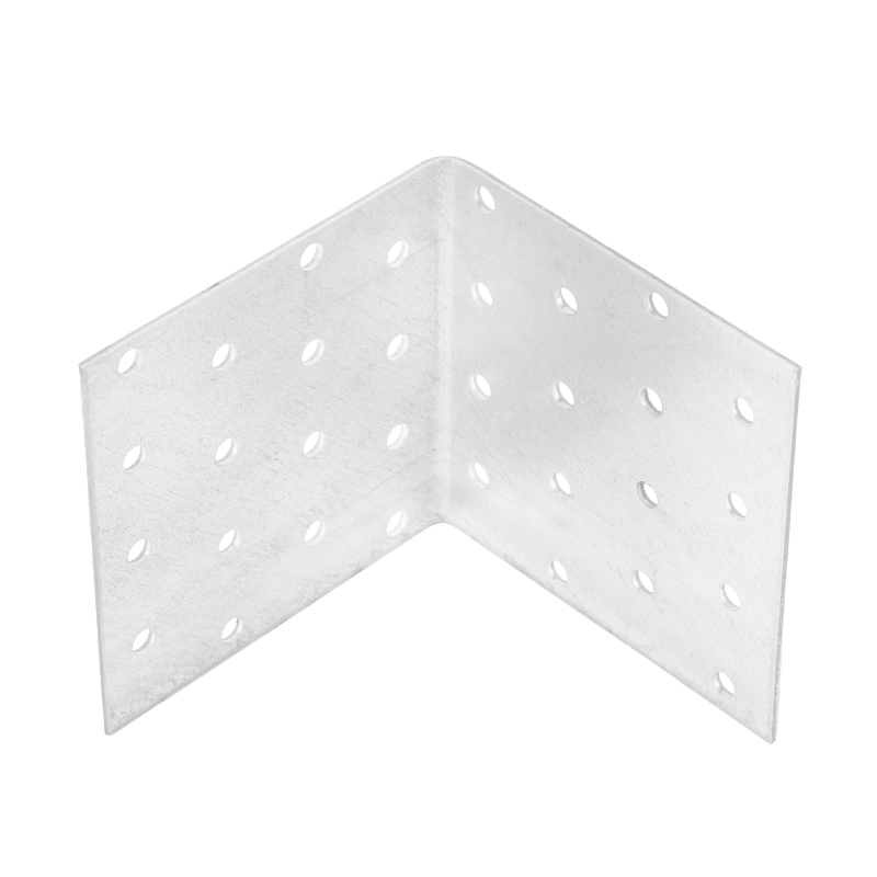 Крепежный уголок равносторонний 2 мм, KUR 80 х 80 х 80 мм Сибртех (46426)