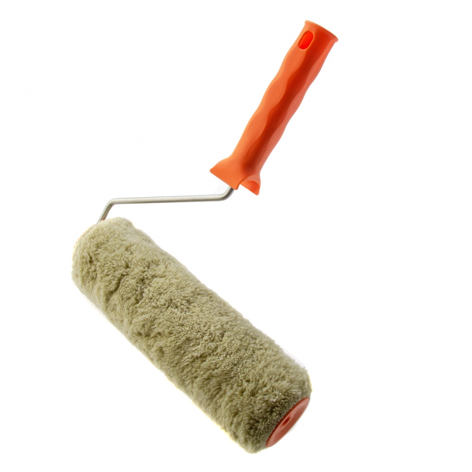 Валик "Фасадные работы", 250 мм,ворс 18 мм, D 48 мм, D ручки - 6 мм, полиакрил,полиэстер Сибртех (80207)