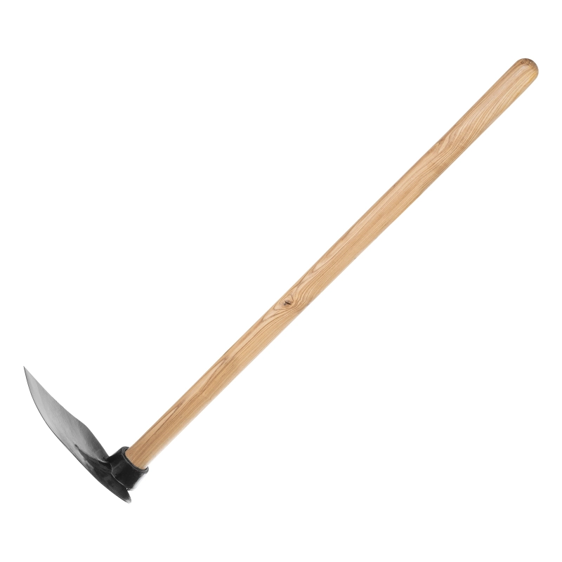 Кетмень, 175 х 265 х 900 мм, цельнокованый, деревянный лакированный черенок, Сибртех (62368)