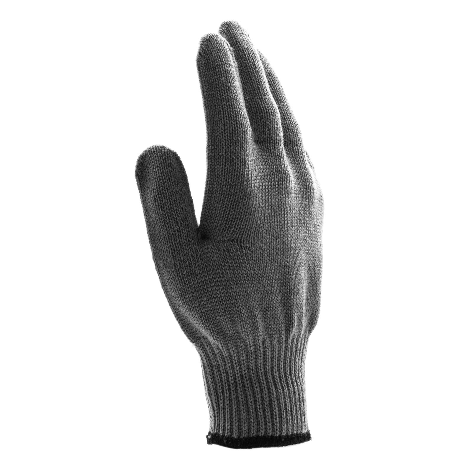 Перчатки трикотажные, акрил, серая туча, оверлок Сибртех (68652)