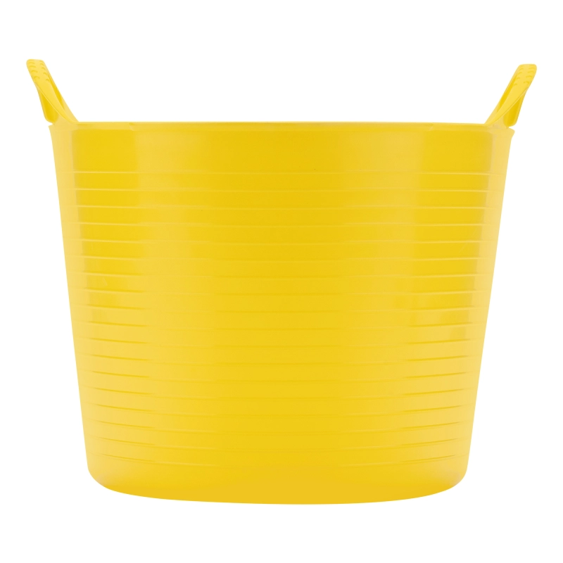 Ведро гибкое сверхпрочное, 28 л, желтое, Сибртех (67513)