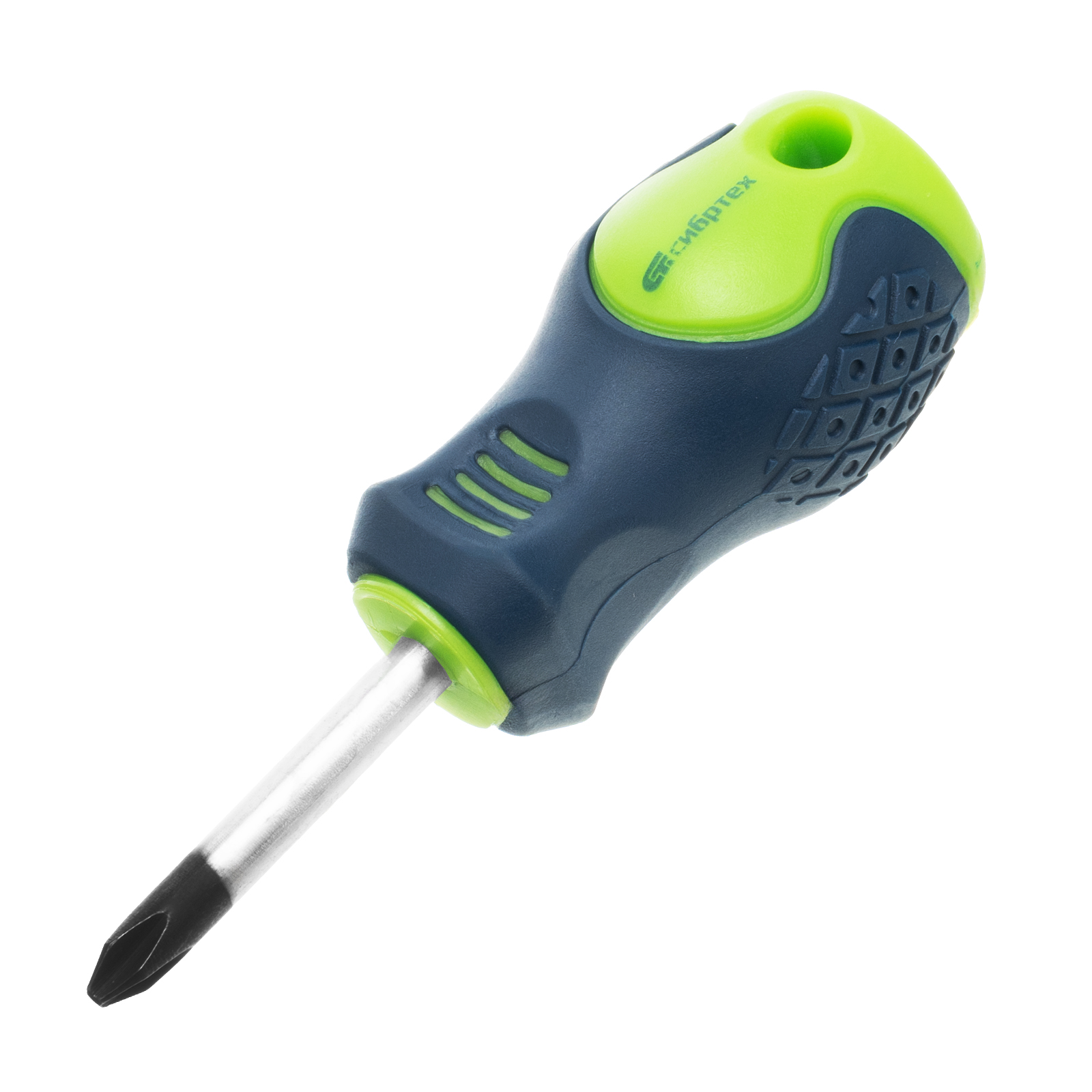 Отвертка, PH2 х 38 мм, CrV, двухкомпонентная рукоятка Сибртех (11831)