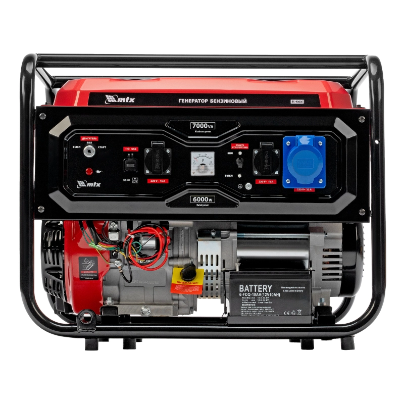Генератор бензиновый RS-9000E, 7 кВт, 230В, электростартер MTX (946165)