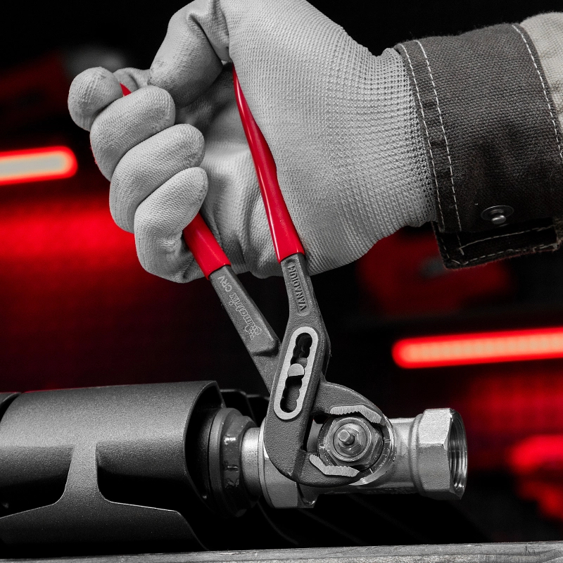 Клещи переставные 180 мм, хром-ванадий, обливные рукоятки Matrix (17920)