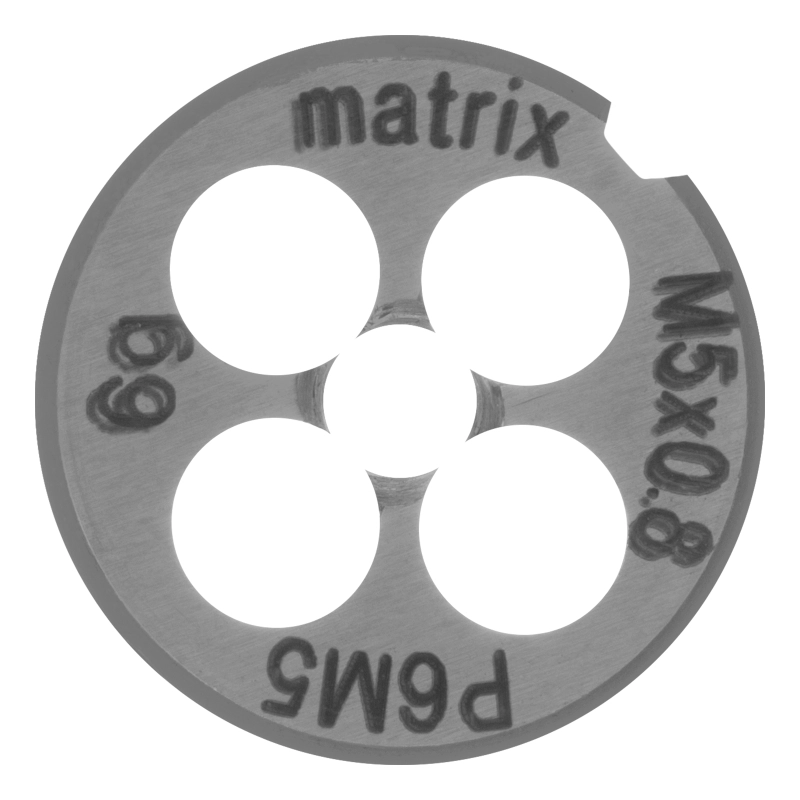 Плашка М5 х 0.8 мм, HSS Matrix (77073)