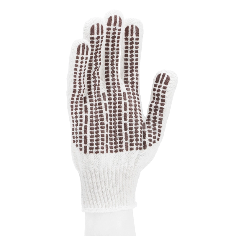 Перчатки трикотажные, ПВХ гель "Протектор", оверлок Сибртех (67778)