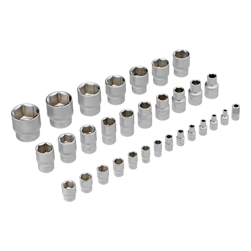 Набор инструментов, 1/2", 1/4", CrV, пластиковый кейс 69 предметов Stels (14108)