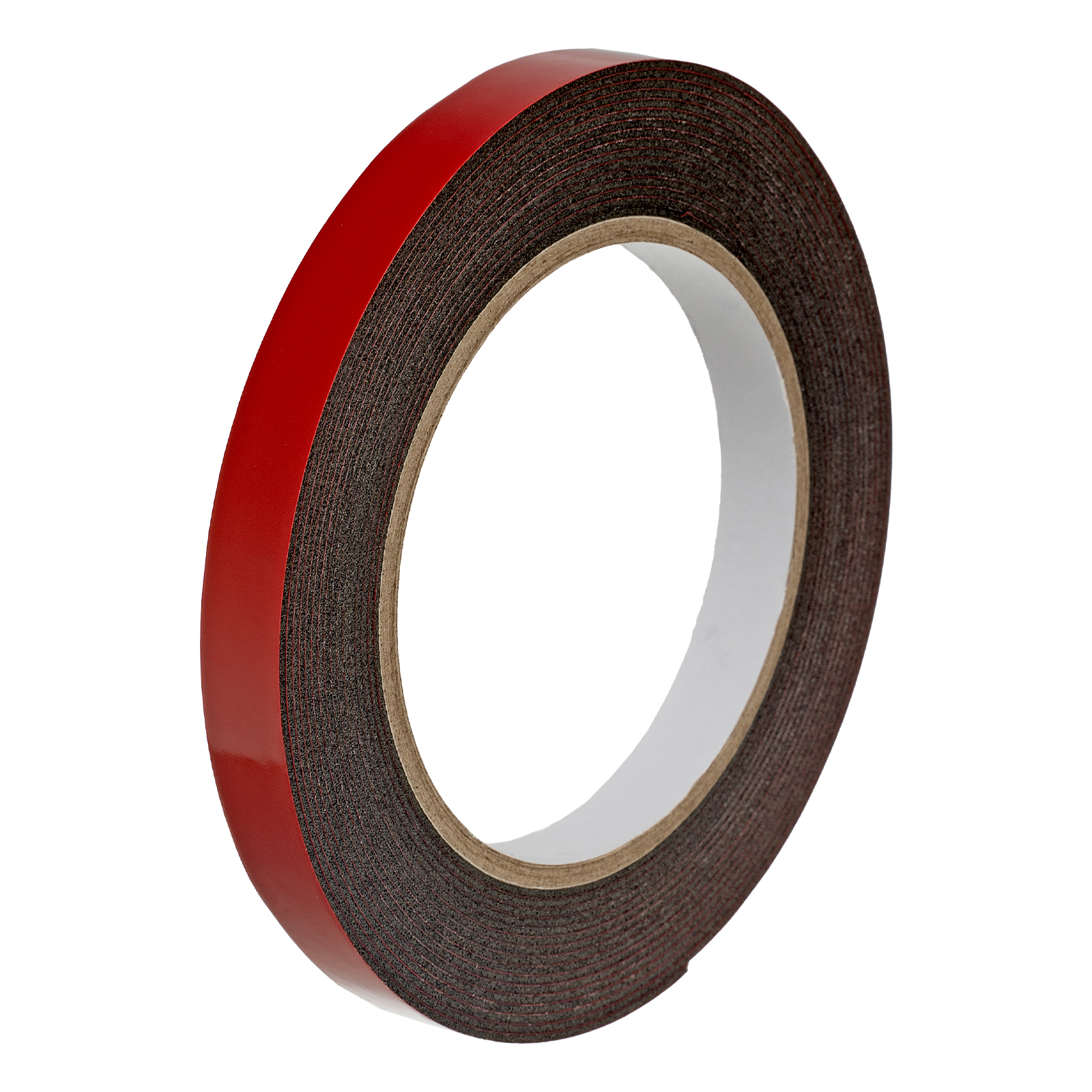 Лента клейкая на вспененной основе, двусторонняя черная усиленная, 12 мм х 5 м Matrix (89083)