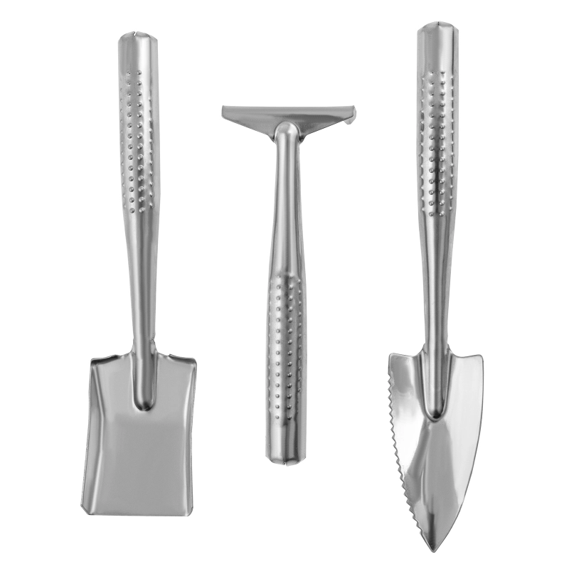 Набор по уходу за комнатными растениями, цельнометаллический, 3 предмета, LUXE Palisad (629098)