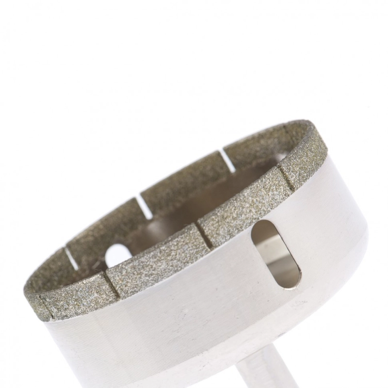 Сверло по стеклу и керамической плитке, 70 х 55 мм, цилиндрический хвостовик Сибртех (726707)