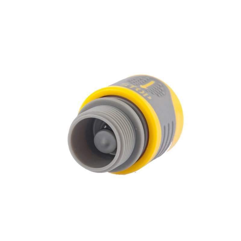 Соединитель быстросъемный, наружная резьба 3/4, с аквастоп Palisad Luxe (66233)