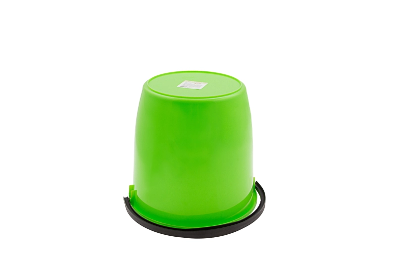 Ведро пластмассовое круглое 13 л, с крышкой, Light Elfe (92940)