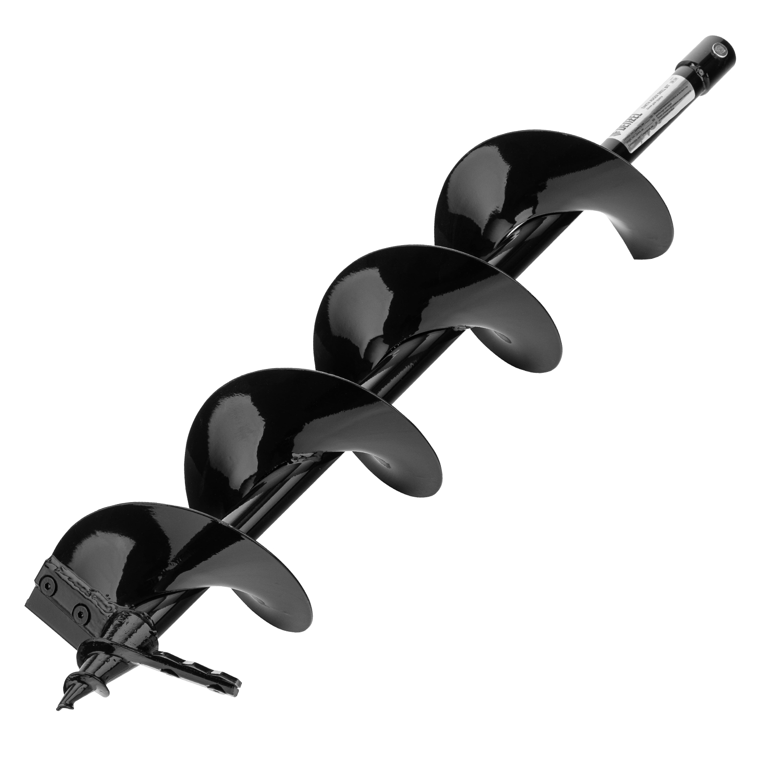 Шнек для грунта ER-150, диаметр 150 мм, длина 800 мм,соединение 20 мм, съемный нож Denzel (56007)