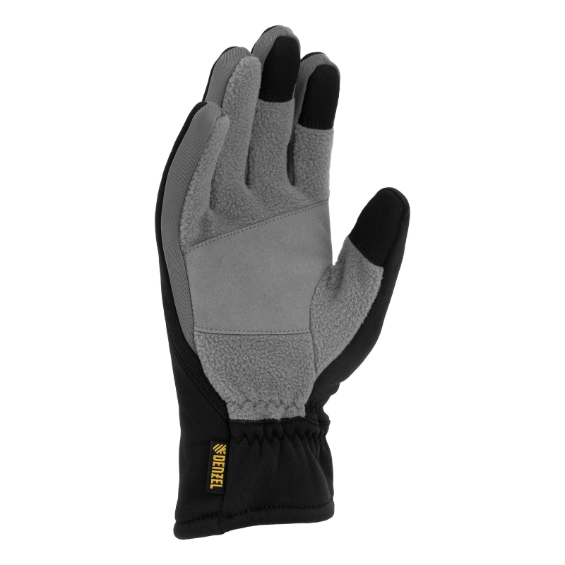 Перчатки универсальные, искусственный мех, работа с сенсорным экраном, размер 10 Denzel (68088)