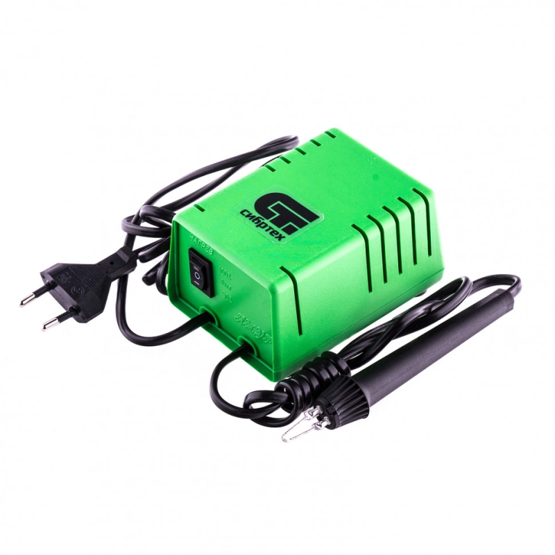 Электроприбор для выжигания по дереву "Ажур" с подставкой, 2 проекции в комплекте Сибртех (91305)