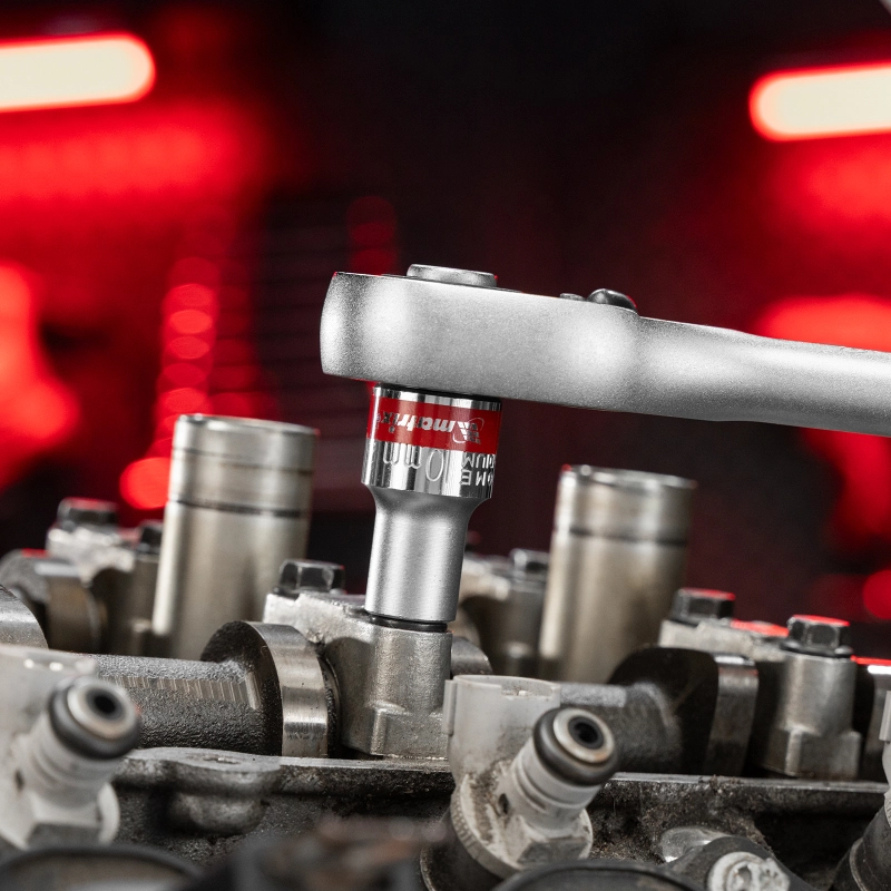 Набор торцевых головок 1/2", 6 гранные, CrV, 10-22мм, 10 штук Matrix (13557)