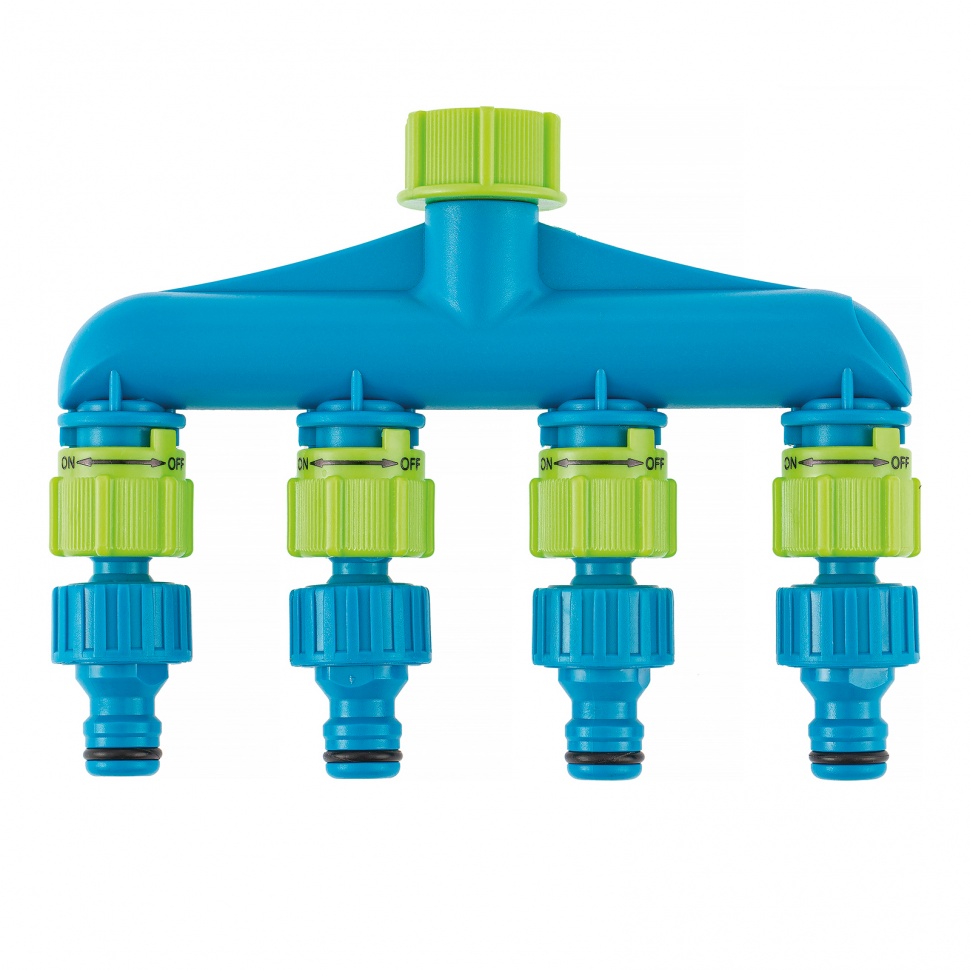 Разветвитель четырехканальный, пластиковый Palisad Luxe (66428)