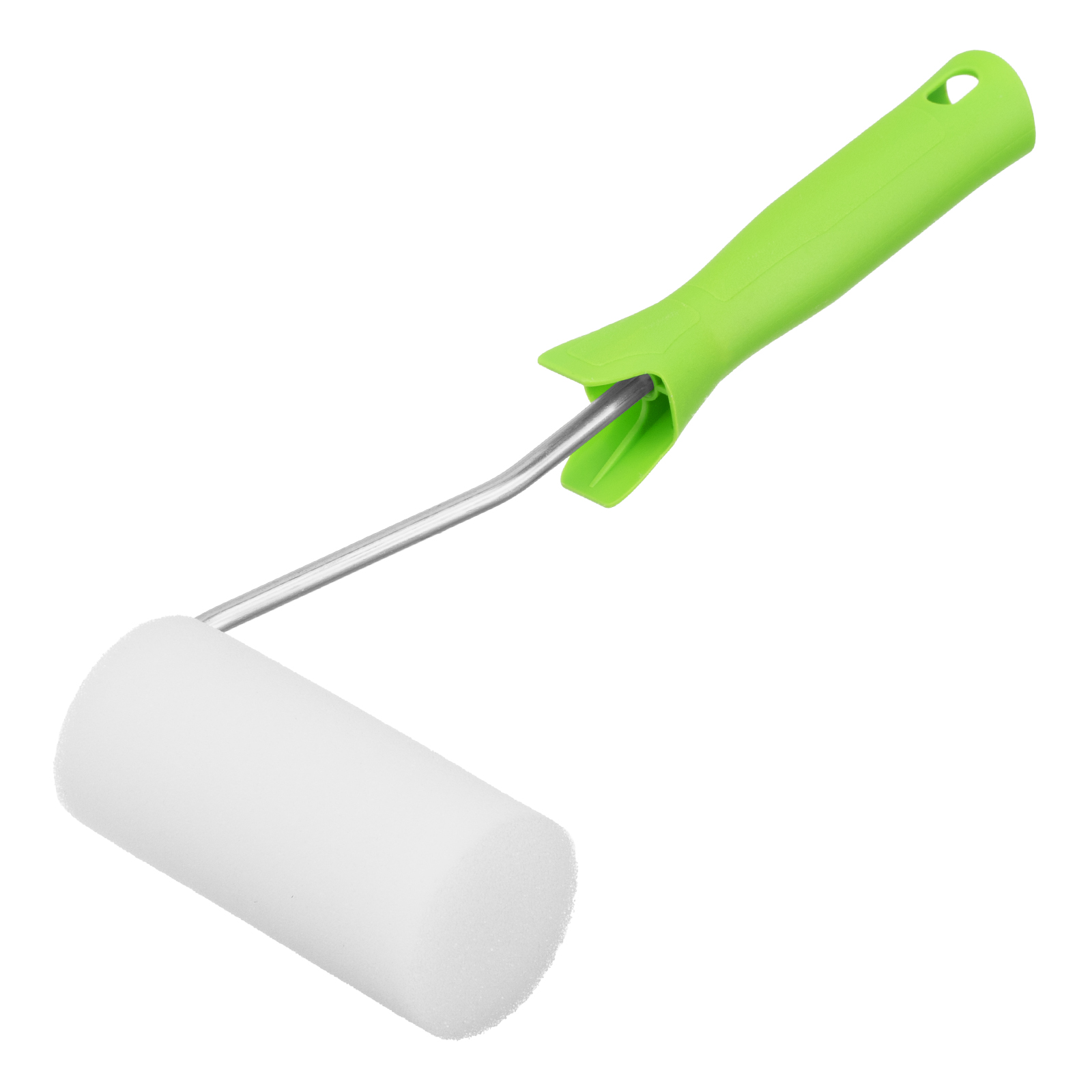 Валик "Поролон" с ручкой и 2 шубки 100 мм, D 42 мм, D ручки 6 мм Сибртех (80445)