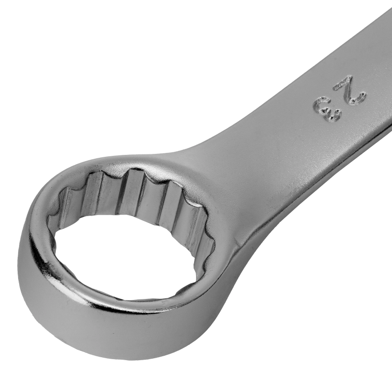 Ключ комбинированный, 23 мм, CrV, матовый хром Stels (15226)