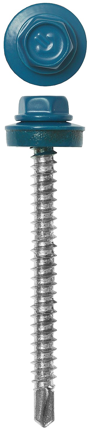 ЗУБР СКД 5009, 80 х 4.8 мм, неб.-голуб., 700 шт, кровельный саморез (4-300310-48-080-5009)