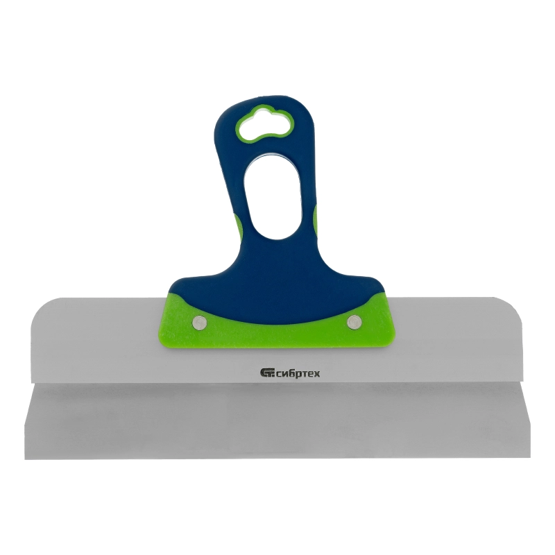 Шпатель фасадный, нержавеющая сталь, 300 мм, двухкомпонентная ручка Сибртех (85575)