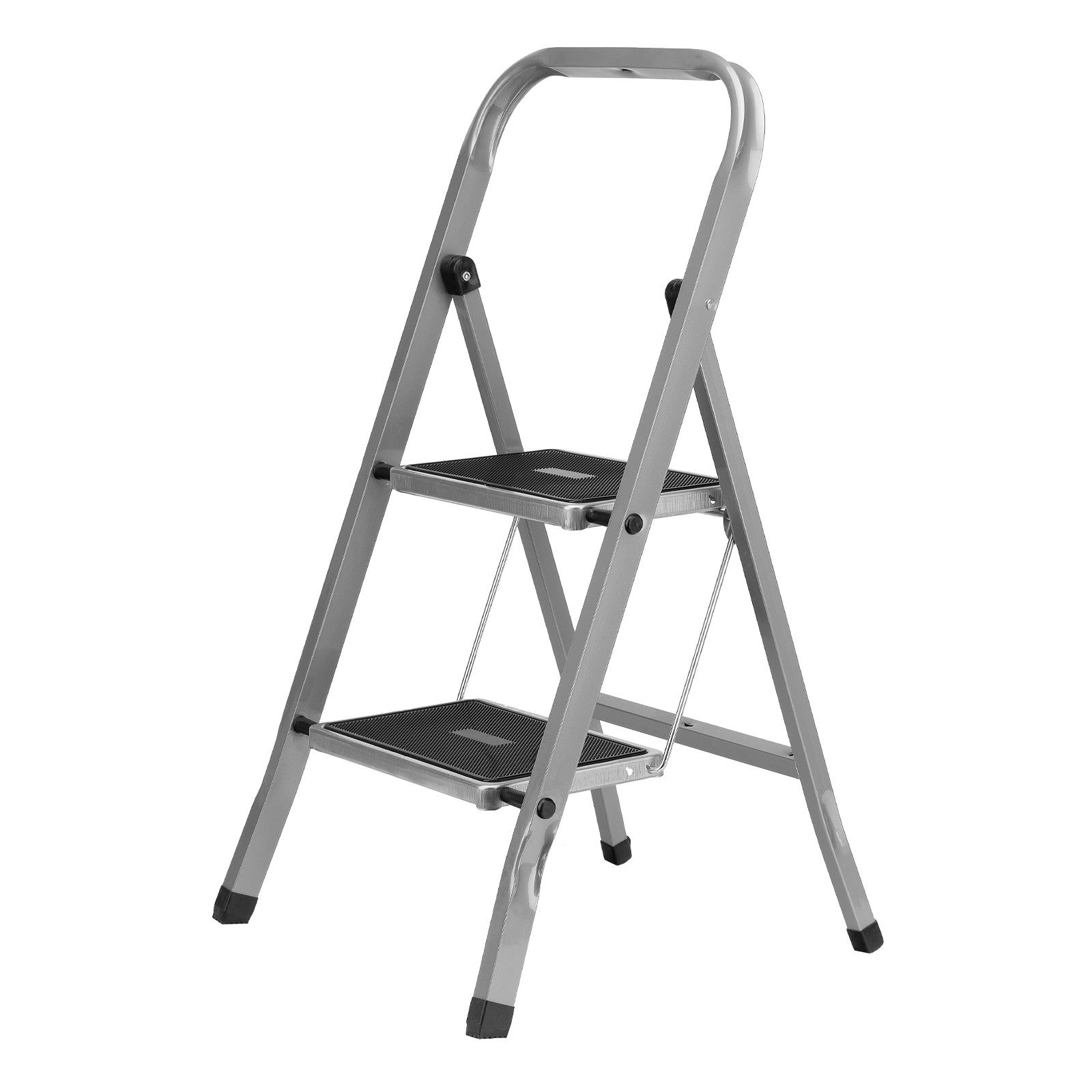 Стремянка 2 ступени, с полимерными ковриками, Сибртех (97867)