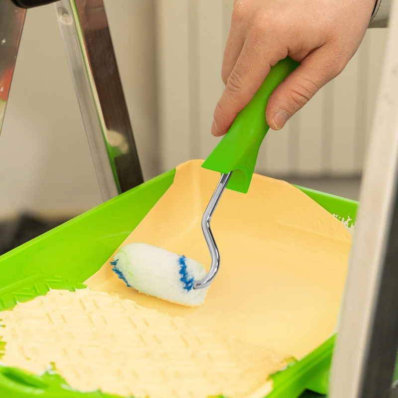 Мини-валик сменный "Водные краски", 60 мм, ворс 12 мм, D 16 мм, D ручки 6 мм, полиэстер Сибртех (80581)