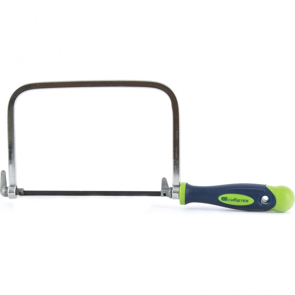 Лобзик, 170х120 мм, двухкомпонентная рукоятка, в комплекте 5 полотен Сибртех (24025)
