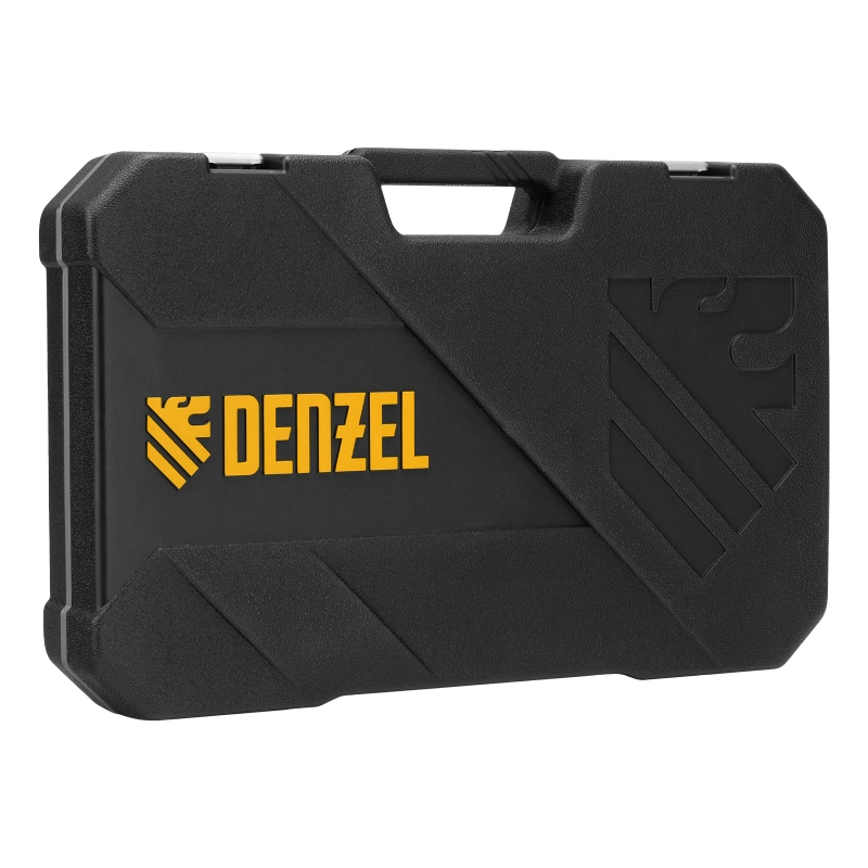 Набор инструментов, 1/2", 1/4", CrV, S2, пластиковый кейс, 84 предмета Denzel (15802)