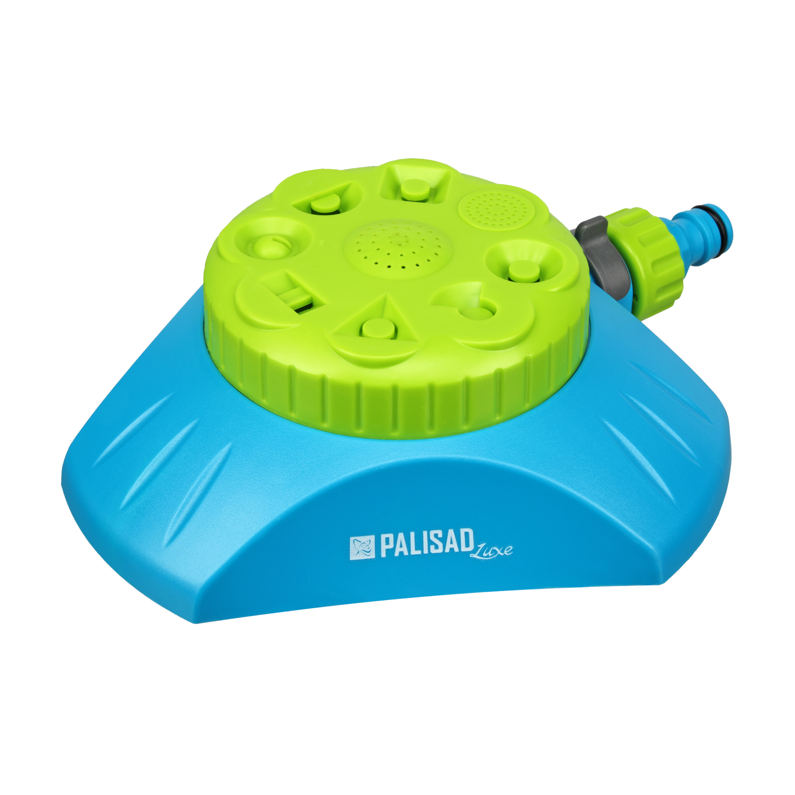 Распылитель-дождеватель, 8 режимов, с регулировкой, утяжеленная база, LUXE Palisad (65804)