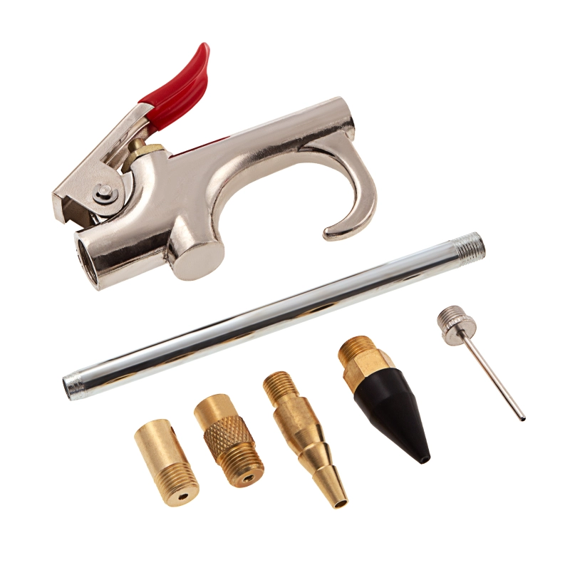 Набор продувочный пистолет, пневмат. в комплекте с насадками, 6 шт Matrix (57336)