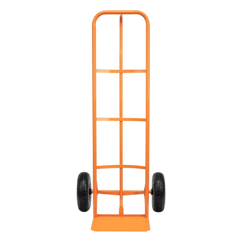 Тележка ручная двухколесная НТ1805, грузоподъемность 150 кг, пневматические колеса D 260 мм, платформа 350 х 235 мм Сибртех (68931)