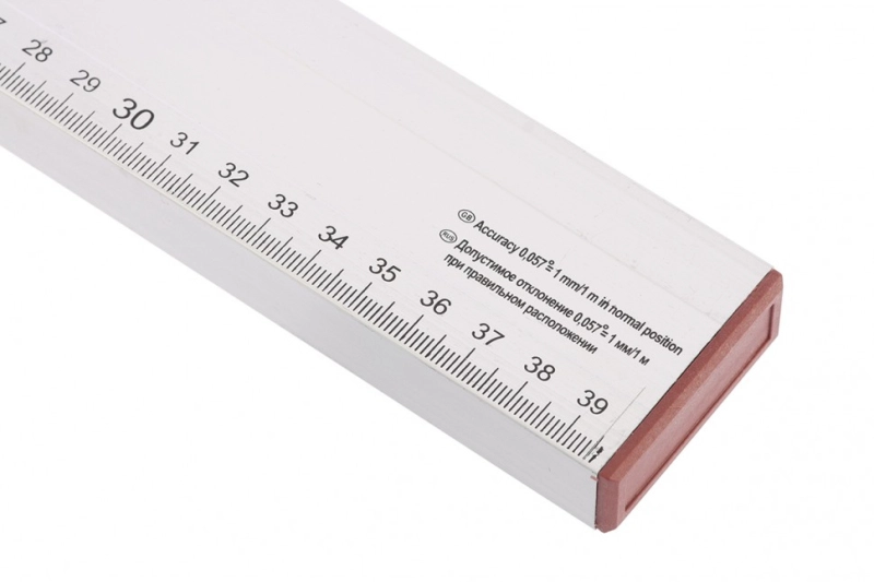 Уровень алюминиевый, 400 мм, 2 глазка, линейка Sparta (35104)