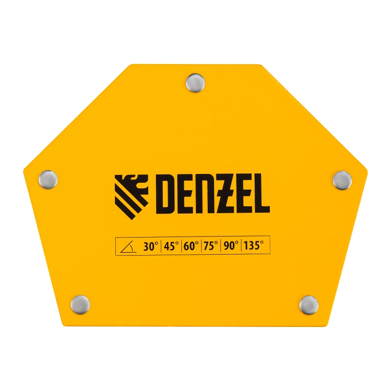 Фиксатор магнитный для сварочных работ усилие 75 LB, 30х45х60х75х90х135 град. Denzel (97556)