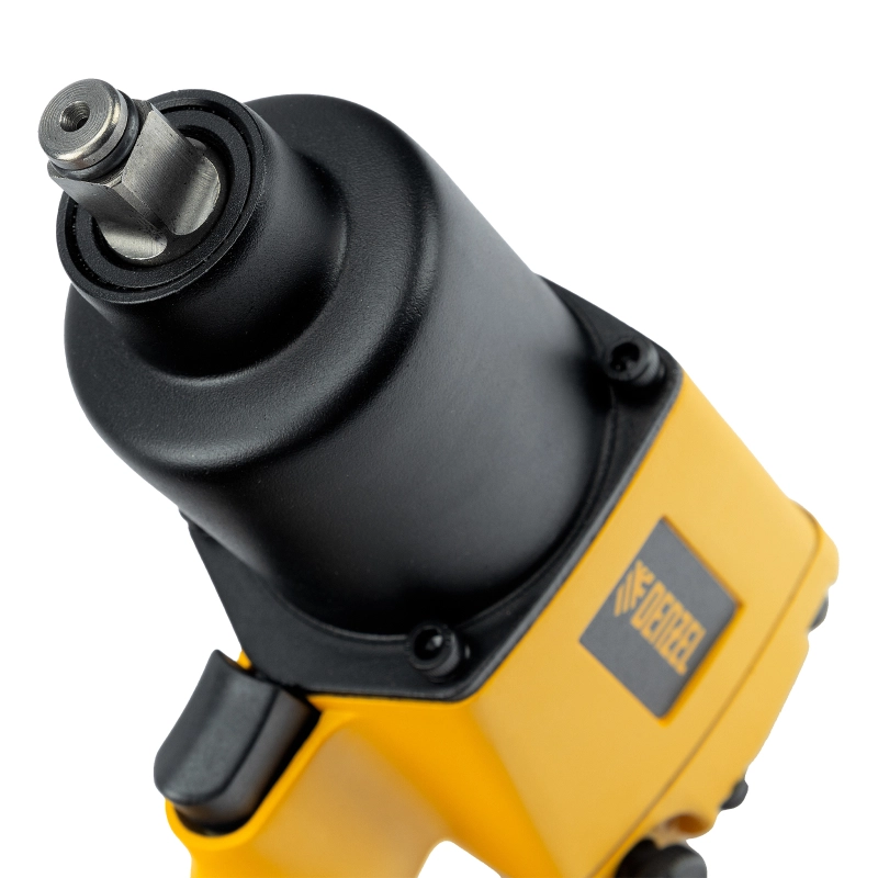 Ударный пневмогайковерт IW860+набор головок, 1/2", 7000 об/мин, 868 Нм Denzel (57473)