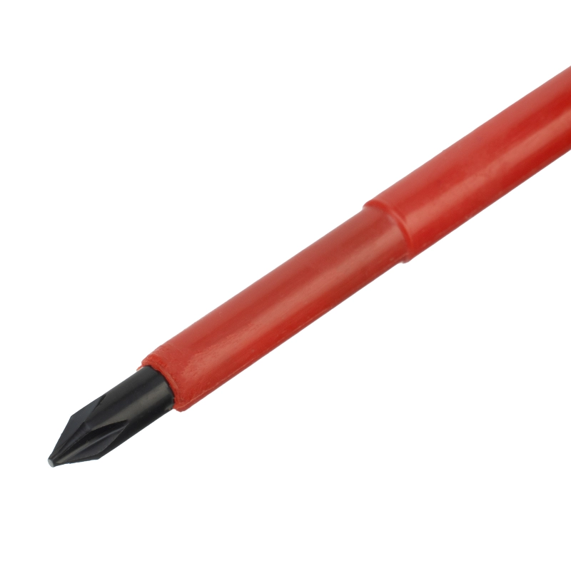 Отвертка диэлектрическая PH1 х 80 мм, CrV, до 1000 В, двухкомпонентная рукоятка Сибртех (12930)