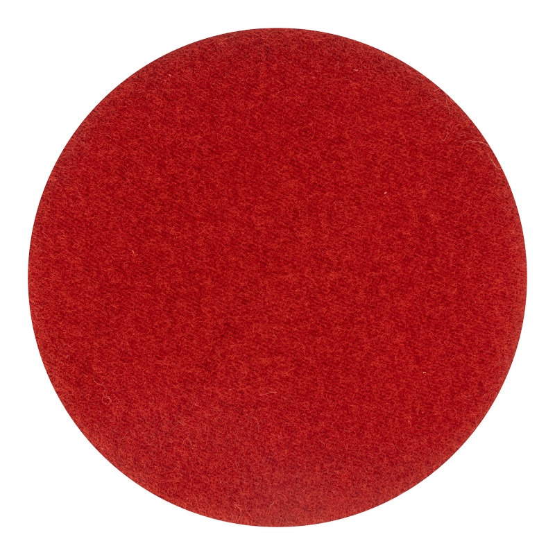 Диск полировальный из натурального войлока, "под липучку" 115 х 7 мм Matrix (75920)