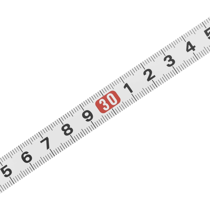 Рулетка геодезическая 30 м х 12,5 мм, закрытый корпус, стальная лента, односторонняя шкала, Pro Matrix (31281)