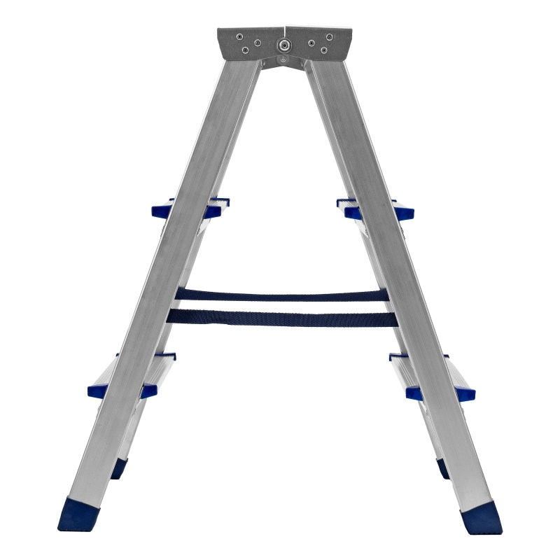 Стремянка двусторонняя 3 ступени, алюминиевая, Сибртех (97923)