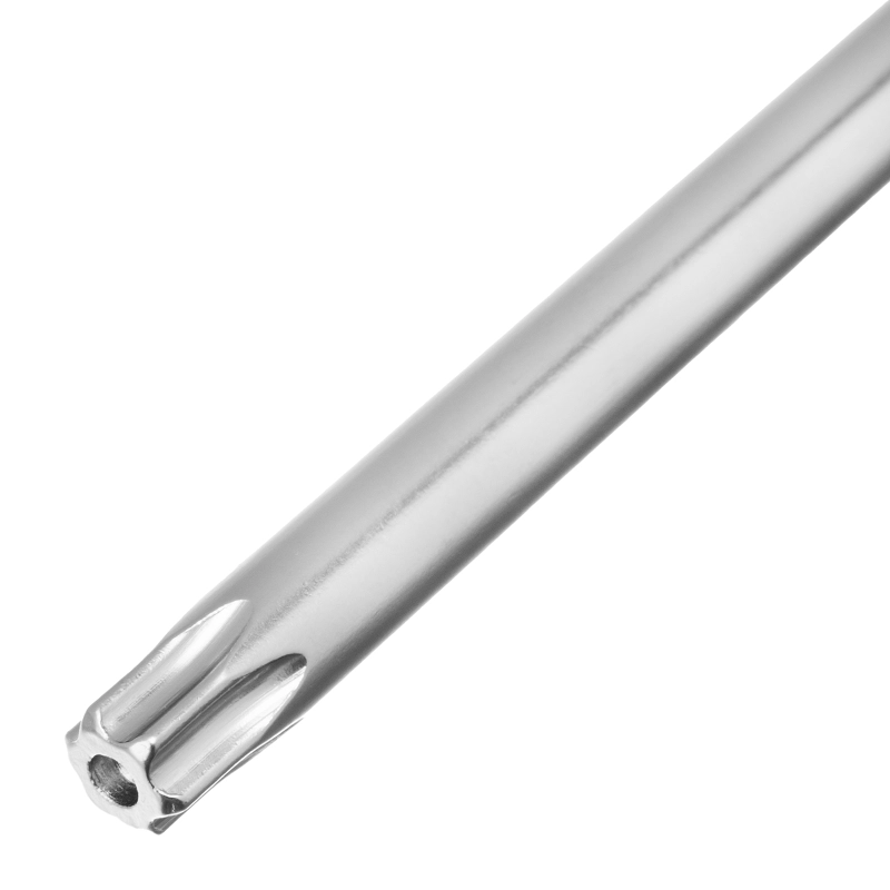 Набор ключей имбусовых Torx -Torx Tamper: 9 шт, T10-T50, CrV, удлиненных, с сатинированным покрытием, чехол Matrix (12313)