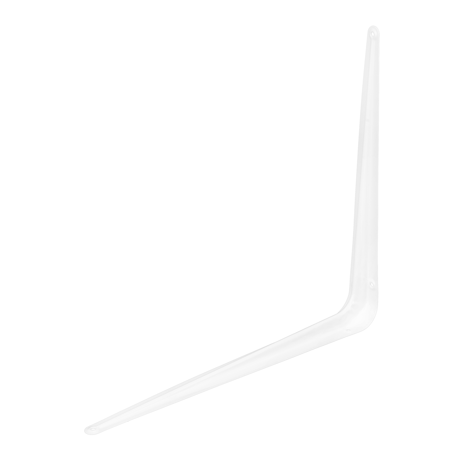 Кронштейн угловой с ребром, 400 х 450 мм, белый Сибртех (94020)