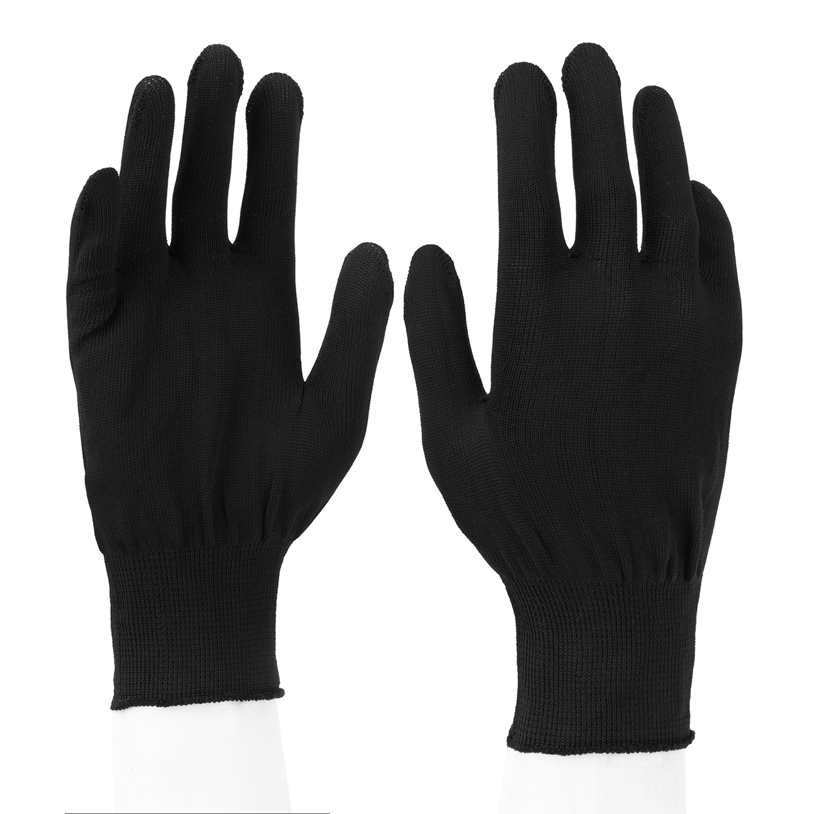 Перчатки Нейлон, 13 класс, черные, XL (67843)