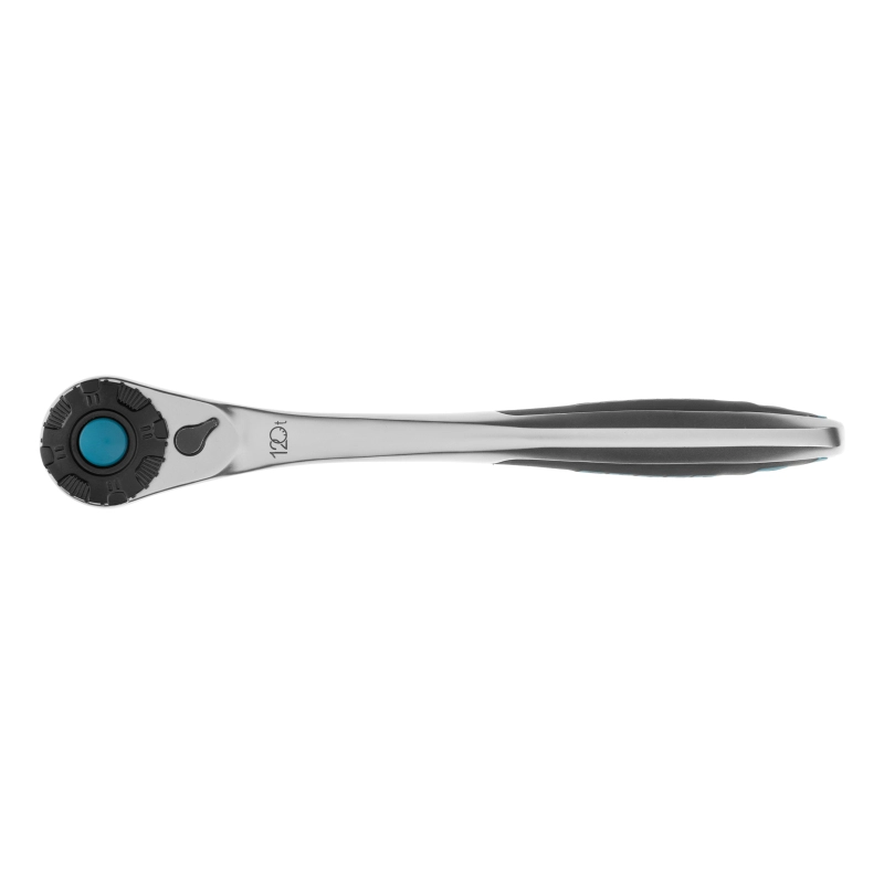 Набор торцевых головок, трещотка 120 зубьев, 1/2", CrV, 36 предметов Gross (14144)