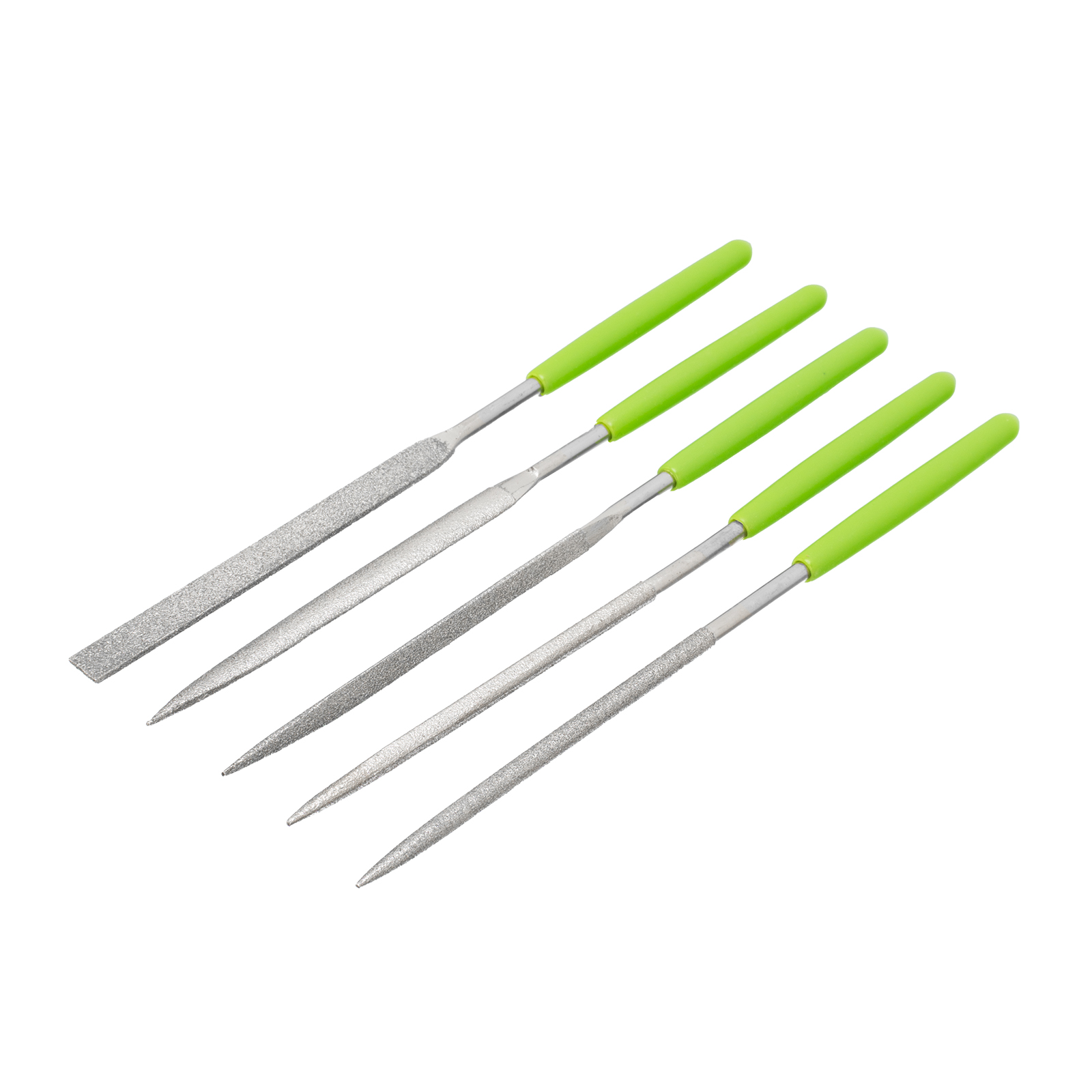 Набор надфилей алмазных, 140 х 70 х 3 мм, 5 шт Сибртех (158337)