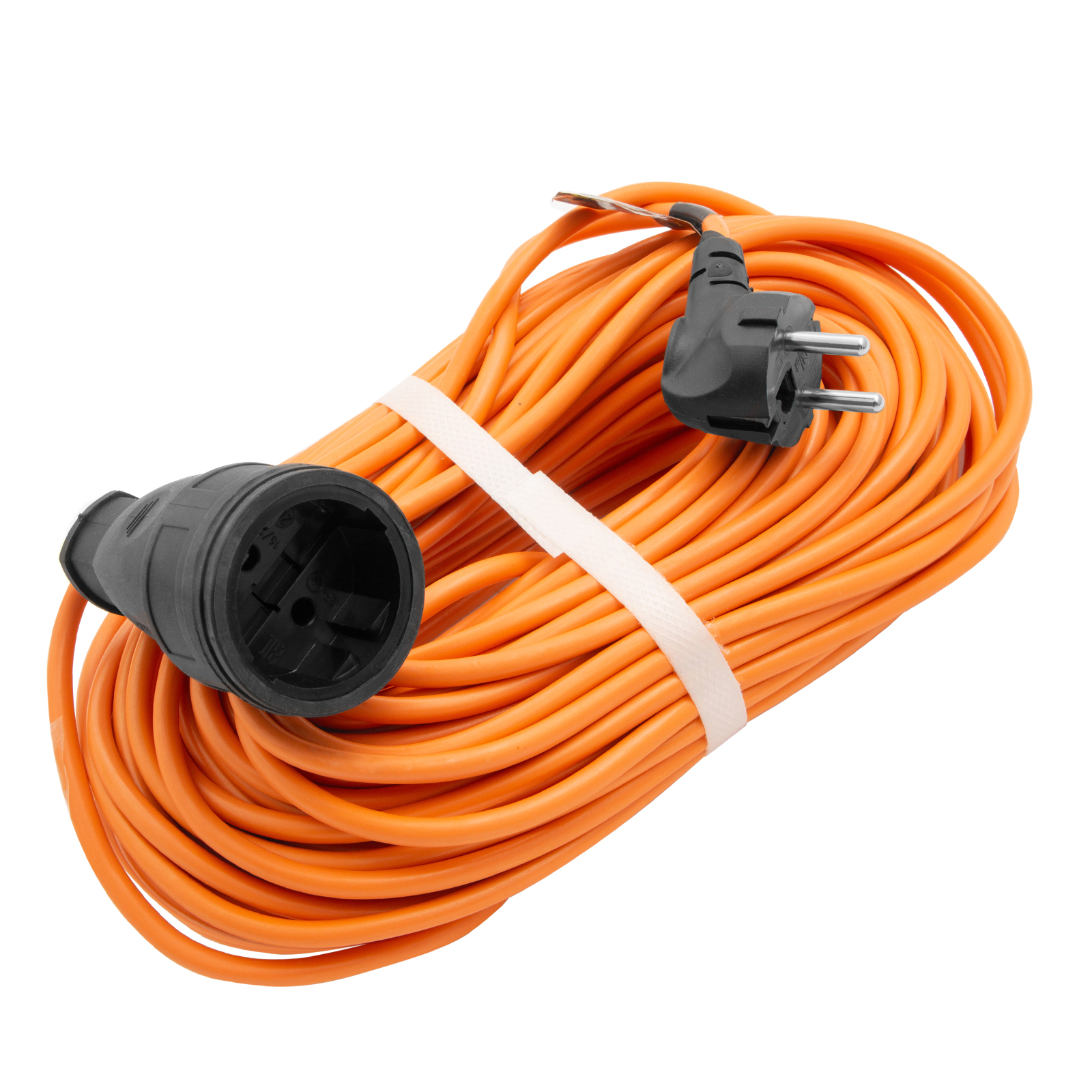 Удлинитель-шнур силовой 30 м, 16А, тип УХ16, ПВС, 1 розетка без заземления Сибртех (95823)