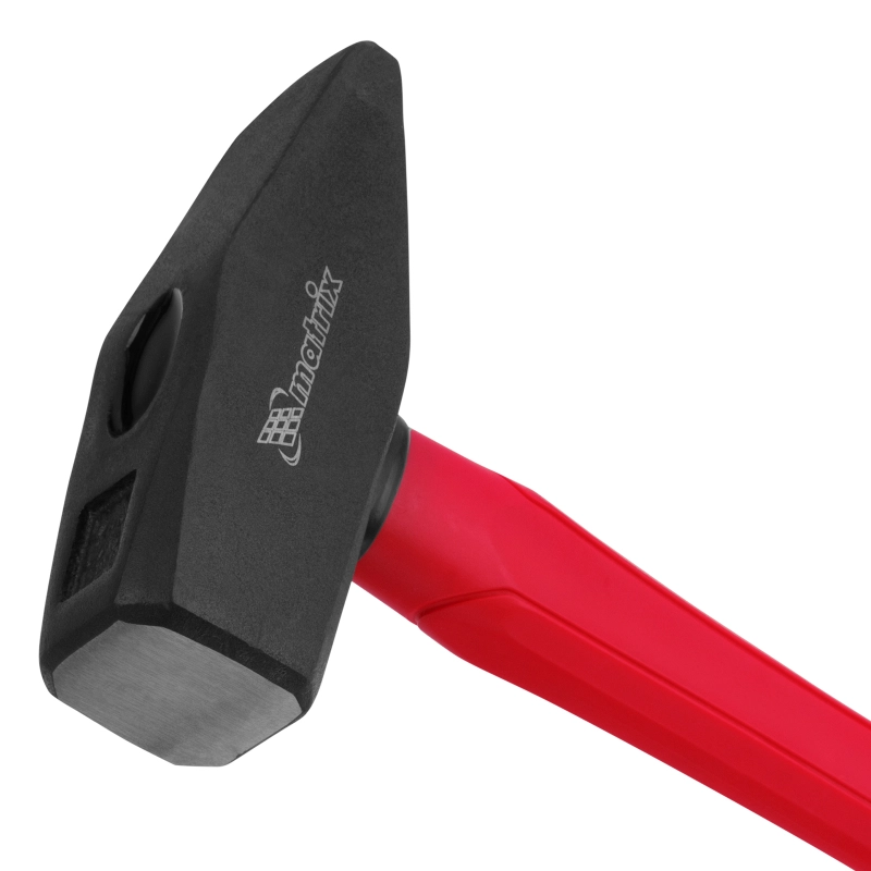 Молоток слесарный optimal, 1500 г, фибергласовая обрезиненная рукоятка, квадратный боек Matrix (10384)