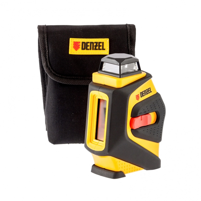 Лазерный уровень LX360, 20 м, ± 0,3 мм/1 м, горизонтальная и вертикальная плоскости, 360 град, 635 нм, резьба 1/4 Denzel (35075)